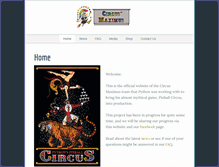 Tablet Screenshot of circusmaximusgames.com